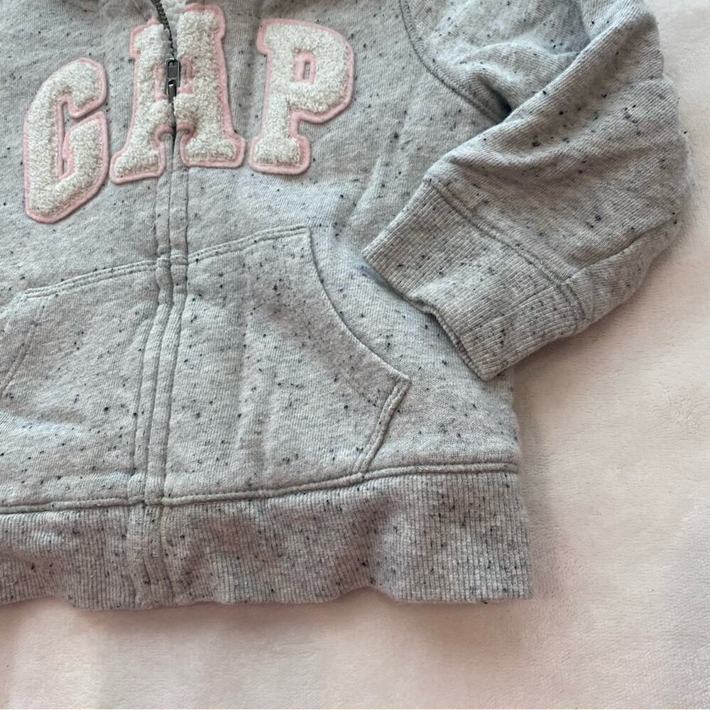 Gap Sherpa Lined Hoodie sz 2T Fleece Lined Gap Hoodie 2T - Picture 5 of 7